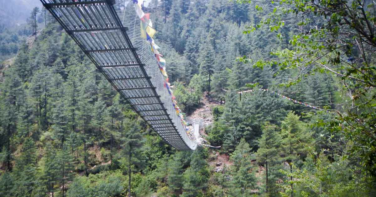 Adventure Pulse Hillary suspension bridge