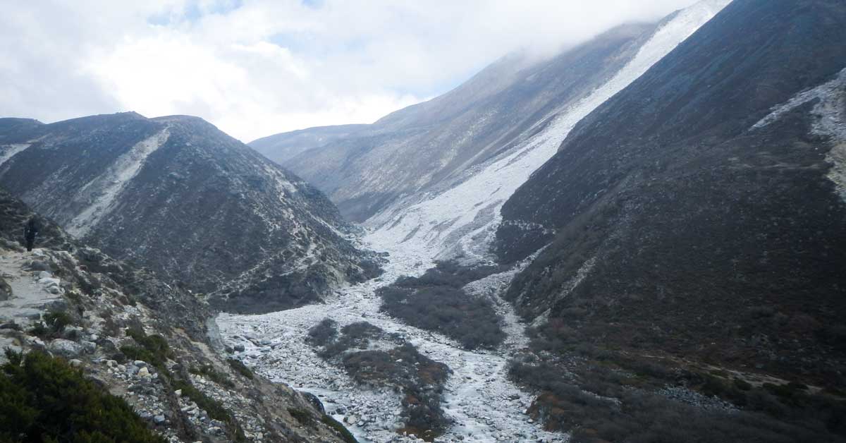 Everest Base Camp Glacier