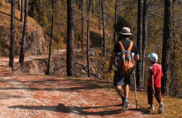 Adventure Pulse Parent and Child on Kareri Lake Trek