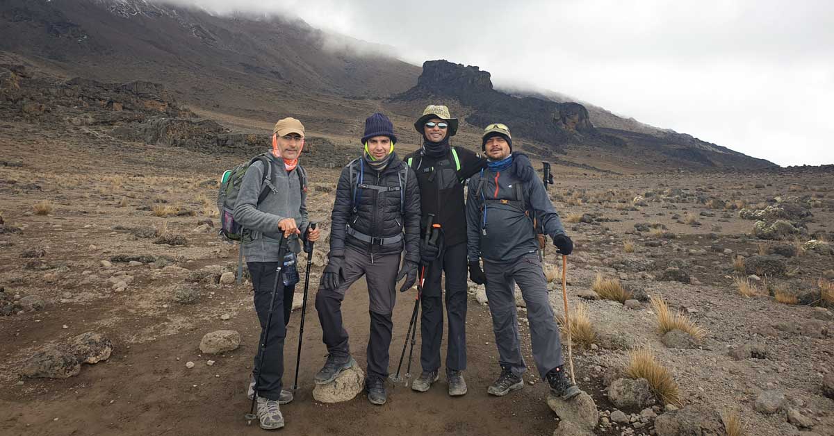 The Machame route on Mount Kilimanjaro Trek