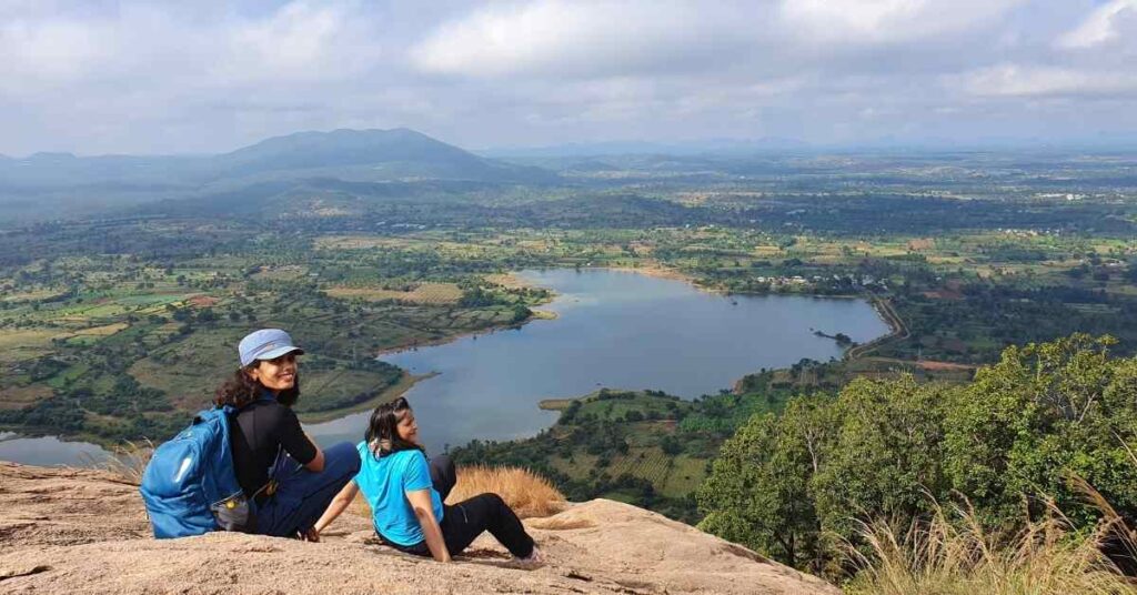 Makalidurga-trek-GUNDAMAGERE-lake