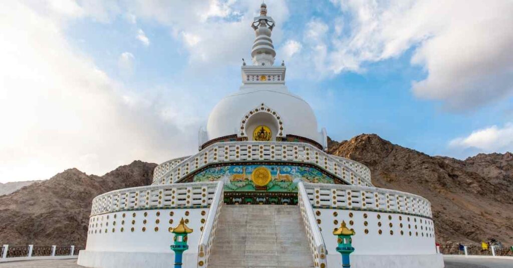 markha Valley Trek Shanti Stupa