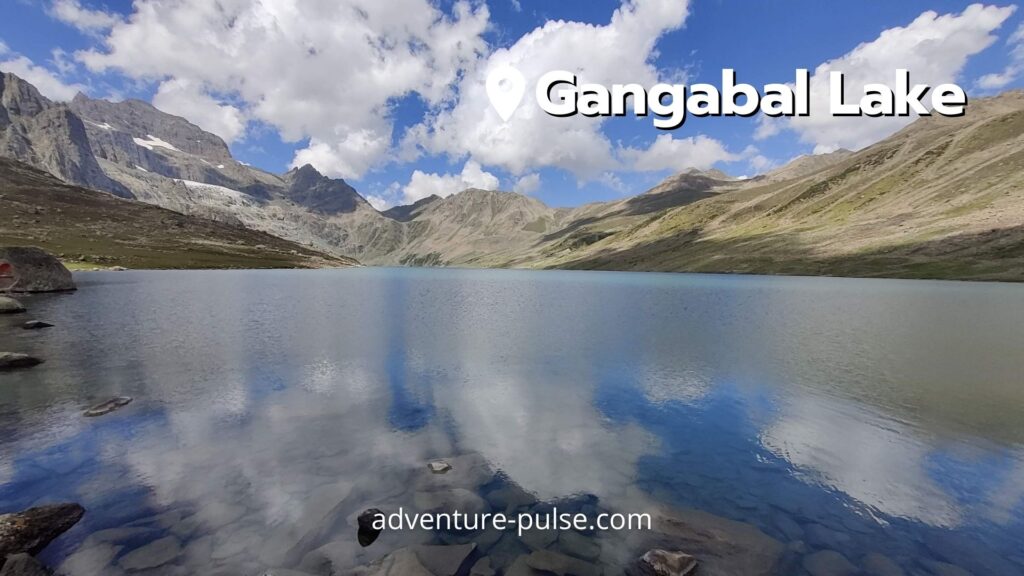 Gangabal Lake, one of the biggest lakes in Kashmir Great Lakes Trek.