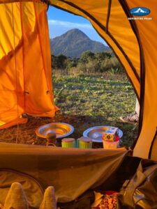 Bhutan Trek, Tent with a view on the Druk Path Trek