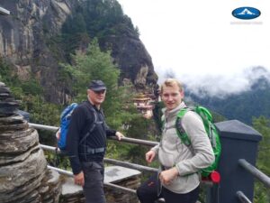 Bhutan Trek, view of the Tigers nest monastery in Bhutan
