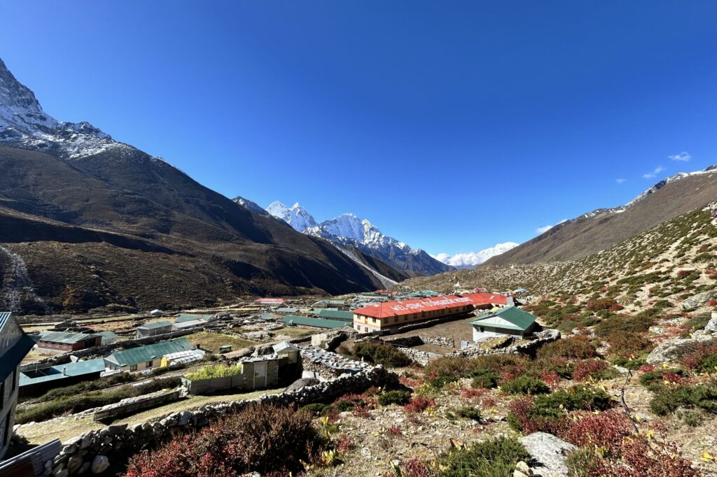 Dingboche village on the Everest Base Camp Trek