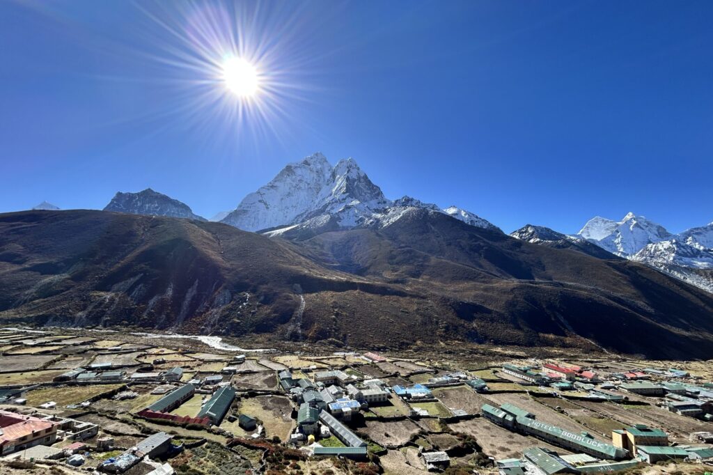 Dingboche village on the Everest Base Camp Trek