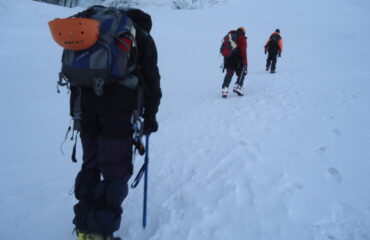 Climbers on climbing Expedition