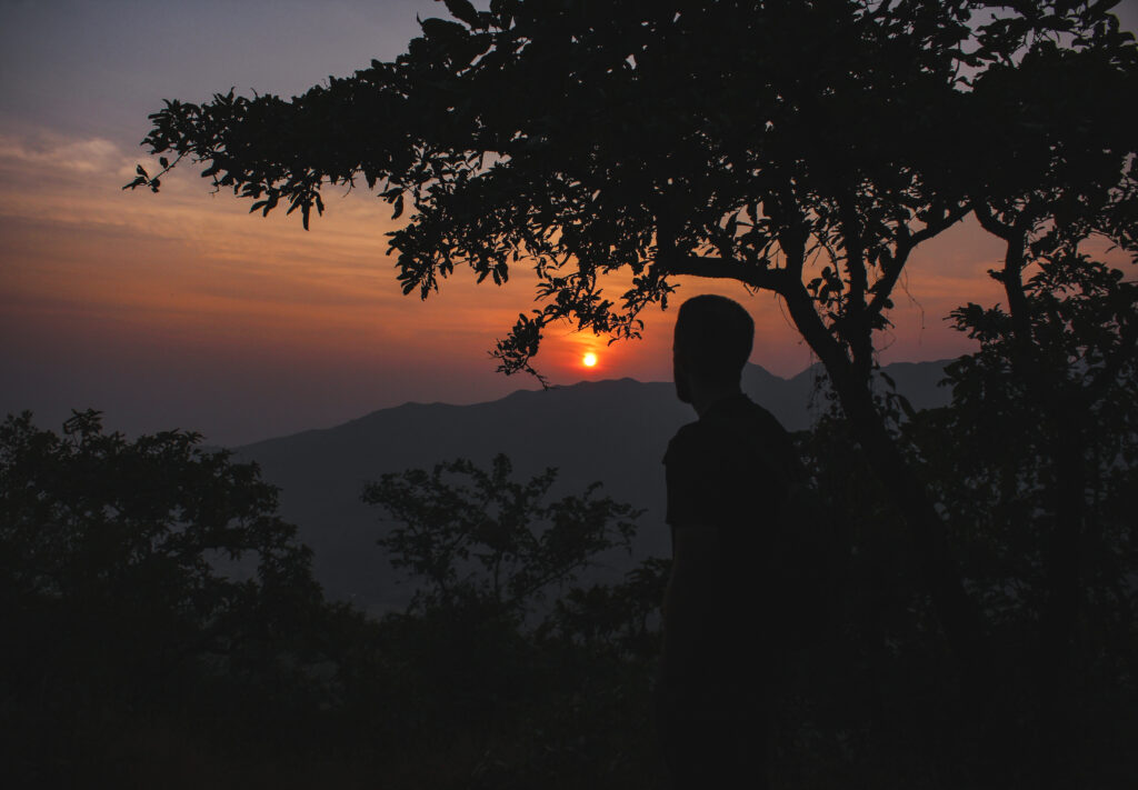 Sunrise on Rajgad Fort