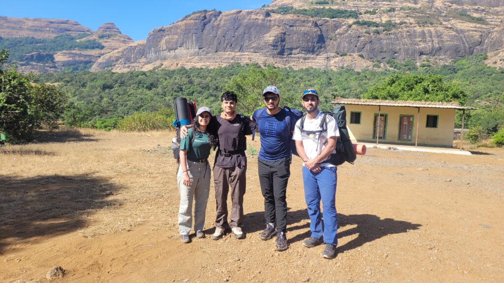 The group at the base village of Khireshwar. 