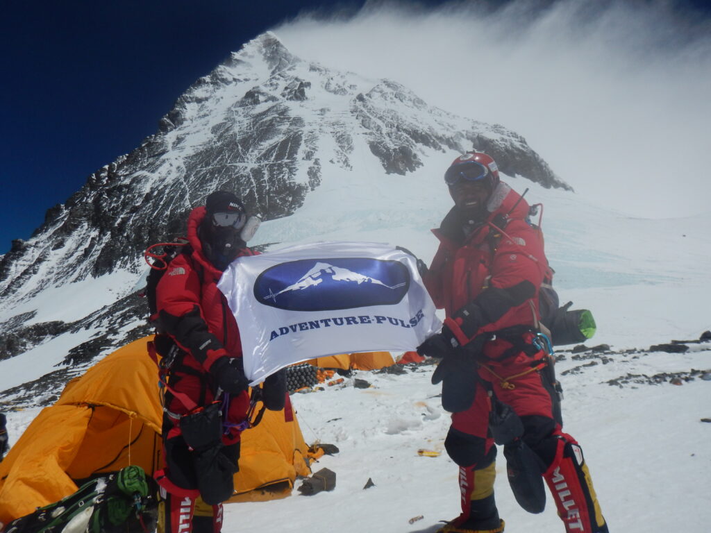 Final photograph taken at Camp 4 before descending to Base Camp.