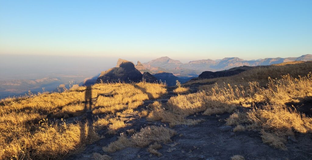 Kumshet Region of the Sahyadris from Harishchandragad