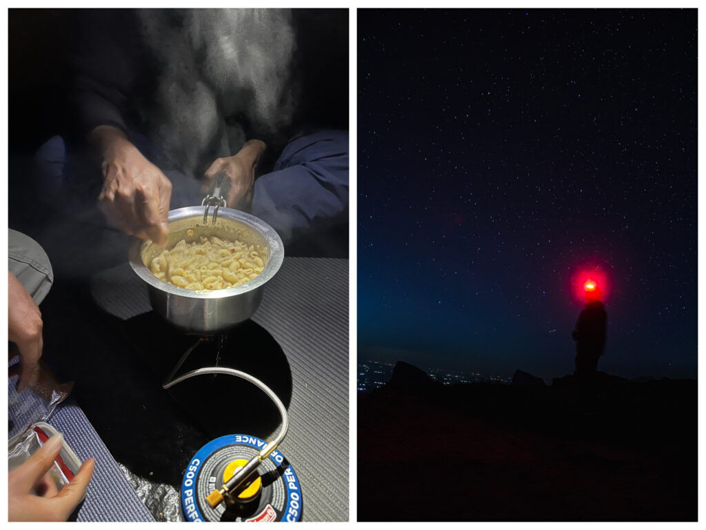 Cooking dinner at Konkankada and astrophotography at night
