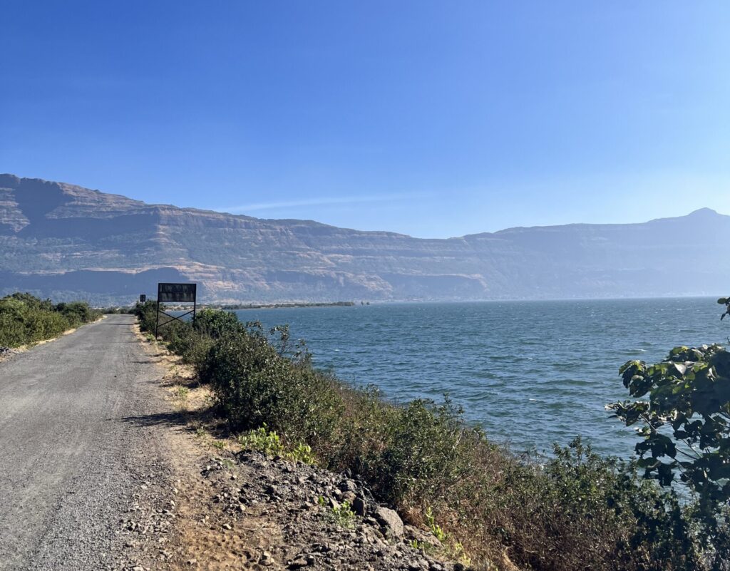 On the banks of Pimpalgaon Joga Dam near Harishchandragad