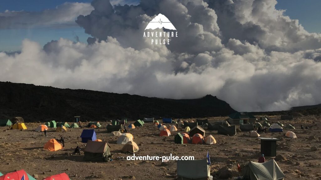 Campsite on Mt. Kilimanjaro