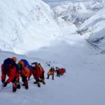 Mountaineers on Everest