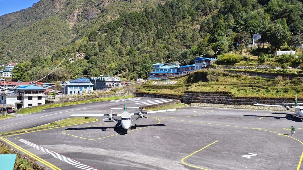 Lukla Airport, Nepal, Small Aircraft
