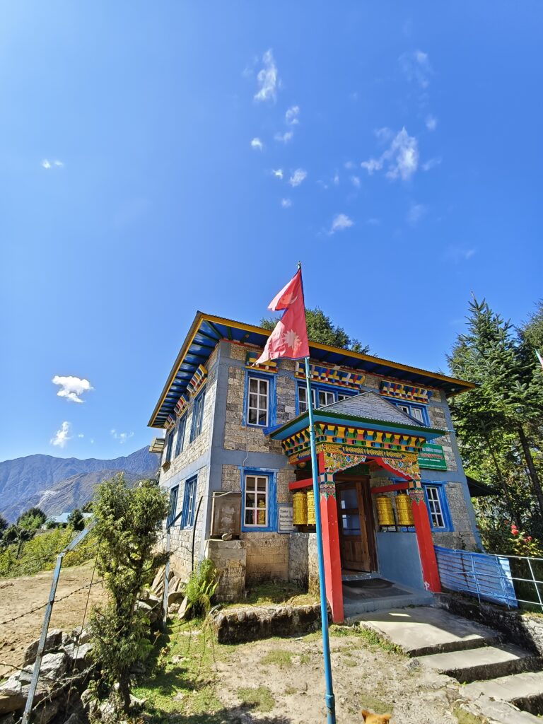 Lukla in Nepal, Monastery, Trekking