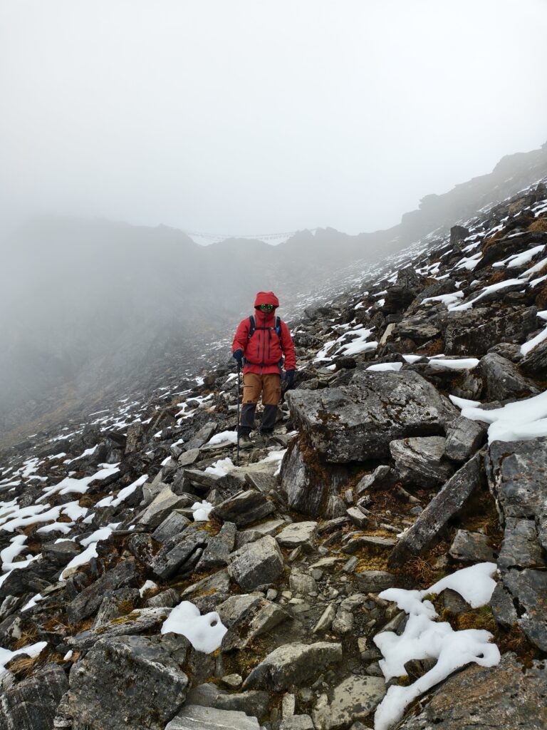 Zatrawa La Pass on the Mera Peak Climb in Nepal