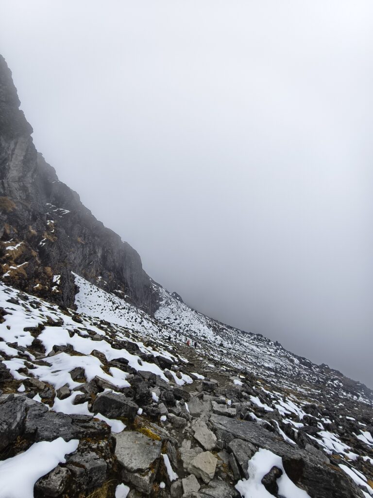 Zatrawa La Pass on the Mera Peak Climb in Nepal