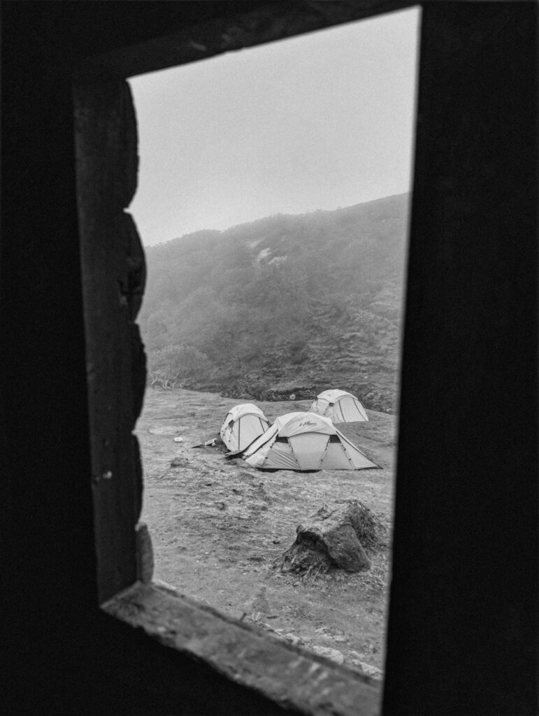Tents at Dzongri. From the small tea-shop near camp