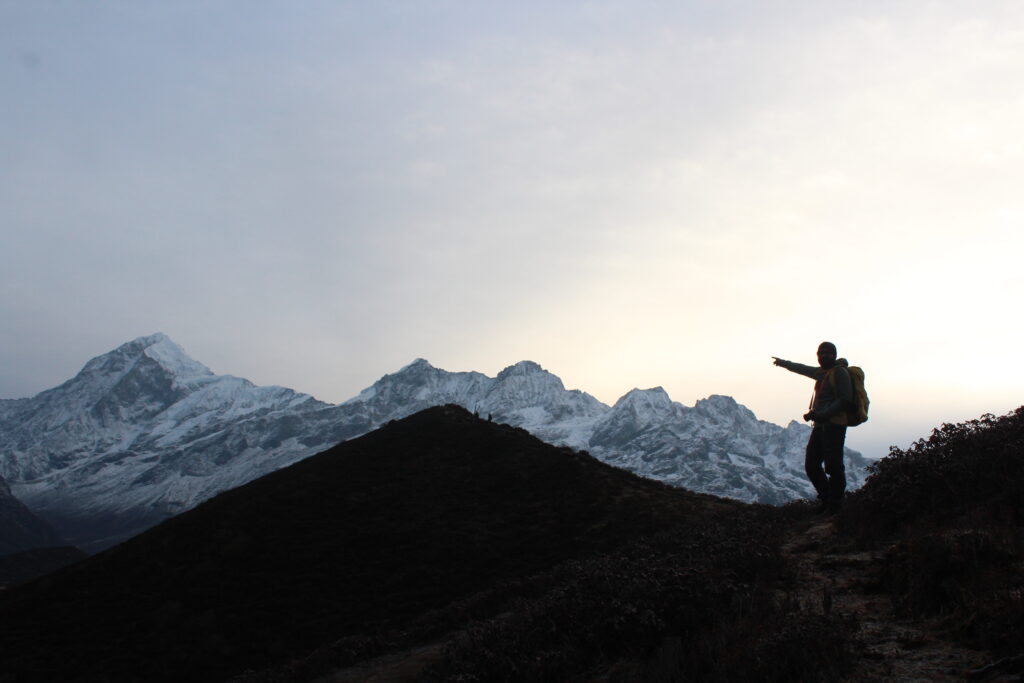 Break of down en route to Dzongri Top